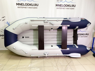 Моторная лодка Таймень NX 3200 НДНД светло-серый синий - MNELODKU.RU