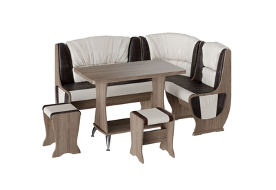 Кухонный уголок Уют тип 5 Дуб сонома трюфель (Бонмебель)