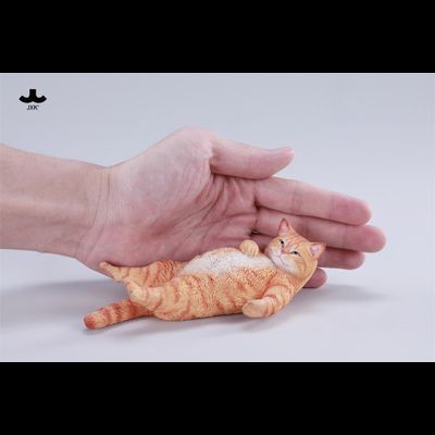 Котик на софе (рыжий) - Коллекционная фигурка 1/6 Lazybones Cat (JXK293B) - JXK