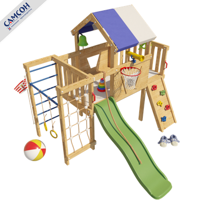 Детская игровая кровать-чердак ВИННИ