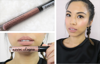 Жидкая матовая помада NYX Lip Lingerie 06 Push-Up