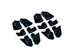 !АНАЛОГ! Комплект панелей 2387 2389 89679 АНАЛОГ LEGO Technic 12 шт., Black (AN TP3 0) / 12 шт.