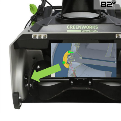 Снегоуборщик Greenworks 82SN22