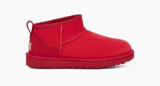 UGG CLASSIC ULTRA MINI SAMBA RED