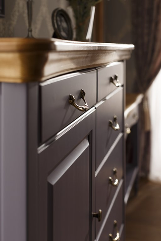 Комод Айно 4 высокий из массива сосны с ящиками 114 х 43 х 113,5 см