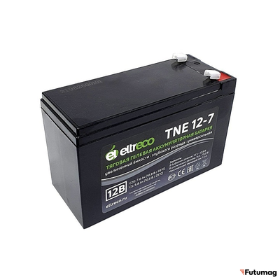 Тяговый аккумулятор Eltreco TNE12-7 (12V7A/H C20)