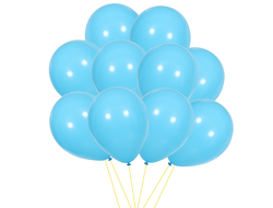 Облако голубых шаров