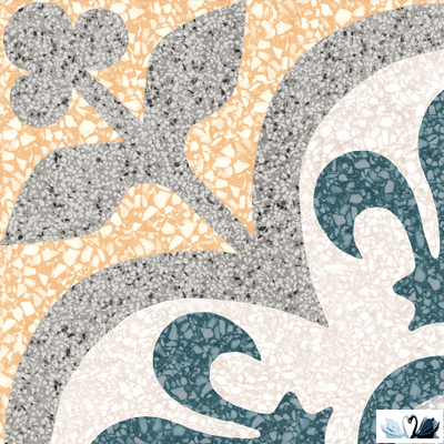 Керамогранит Creto Point Mix 20х20 см с орнаментом