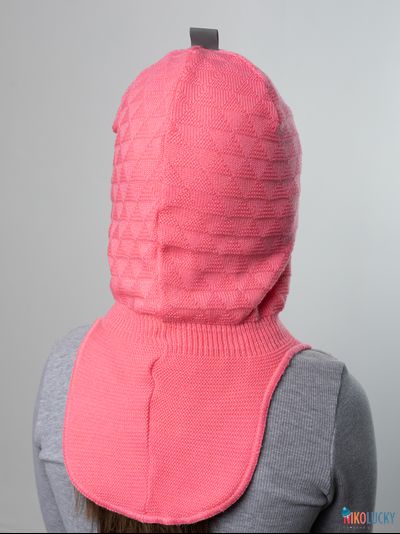 Шапка-шлем &quot;Саша&quot; 20201-02, цвет розовый, р. 52-54