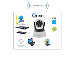 VStarcam. Видеоняня моторизированная WiFi/LAN видеокамера с DVR, Full HD (Я-диск)