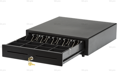 Денежный ящик с возможностью подключения к нескольким устройствам.