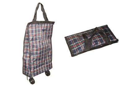 СУМКА СКЛАДНАЯ НА КОЛЕСИКАХ