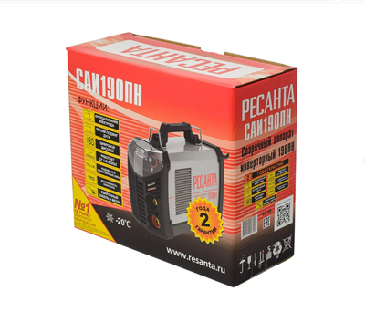 Сварочный аппарат инверторный Ресанта САИ 190ПН