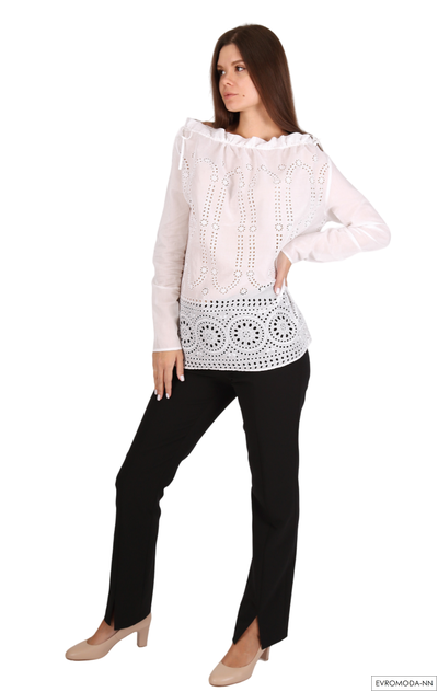 Блузка белая Айда-PX (р.38 / 46 RU)