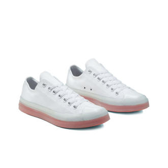 Кеды Converse All Star Cx Stretch Canvas белые с оранжевой подошвой