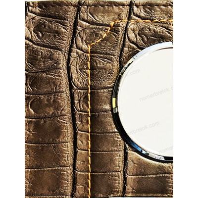 «КРОКОДИЛ» КОЖАНАЯ ОБЛОЖКА ДЛЯ АВТОДОКУМЕНТОВ В КОМПЛЕКТЕ С ЛИНЗАМИ. ЦВЕТ: СВЕТЛО-КОРИЧНЕВЫЙ