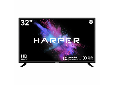 Телевизор Harper 32R690T  32"  HD Ready  Черный