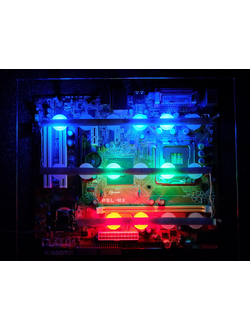 Бинарные часы CLO-Sysadmin из материнской платы