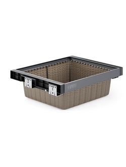 Корзина из иск. ротaнгa Symphony WB-661 L600 (антрацит P35)