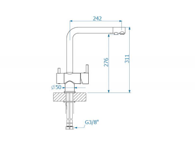 Смеситель Alveus Aquila G11