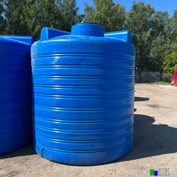 Емкость 10000 литров вертикальная синяя