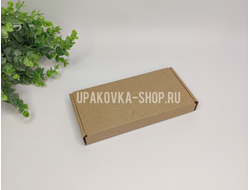 Коробка с откидной крышкой 180*90*20 мм БУРЫЙ