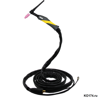 Горелка Optima TW 17 (ОКС10х25 / 2pin / Gas б/р) 4м (XL17410210)