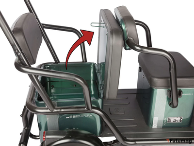 Электротрицикл Wanshida NIPLA 500 60V 1000Вт зеленый