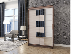 ЛДСП Шкаф-купе ЭЛЕГАНТ 3 Ясень Шимо темный-светлый