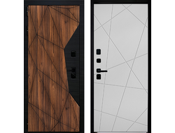 Входная дверь ДК11 с панелью Лофт капучино 655