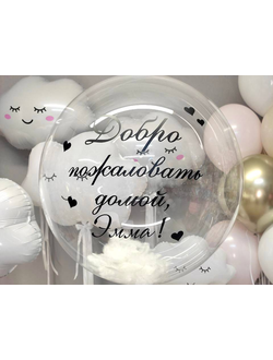 НАБОР ВОЗДУШНЫХ ШАРОВ "ДОБРО ПОЖАЛОВАТЬ ДОМОЙ"