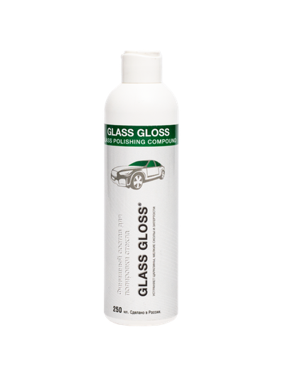 GLASS GLOSS Финишная полировальная паста для стекол (зеленая), 250 мл