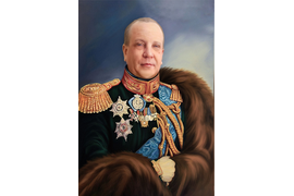 ПОРТРЕТ В ОБРАЗЕ НА ХОЛСТЕ