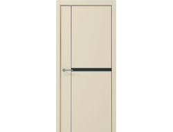 Дверь в квартиру Графика-2 сэнд винил бежевого цвета