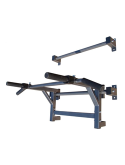 Турник-брусья PRO настенный с 2-мя перекладинами с параллельным и широким хватом