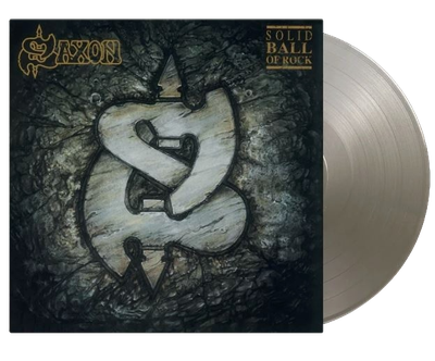 SAXON - Solid Ball Of Rock LP Silver Ltd.1000