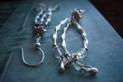 Бохо-серьги "Звон горного ручья"