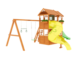 Детская площадка IgraGrad Клубный домик 2 с трубой Люкс