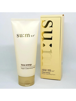 SU:M37 Time Energy Fresh Cleansing Foam — Люксовая освежающая пенка для умывания