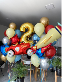 Сет "Ретро" (28 шариков + 1 цифра)