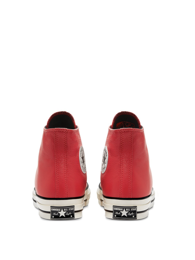Кеды Converse Leather Chuck 70 High Top кожаные красные высокие
