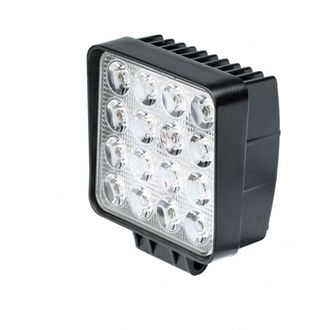 Фара светодиодная 48W, 12 LED, рабочий свет (заливающий свет),110*110*72мм OffRoadTeam NL-W4048R