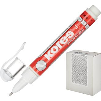 Корректирующая ручка 10мл KORES Preсiso, шариковый наконечник