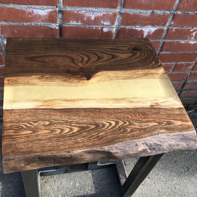 стол-река, стол из эпоксидной смолы, стол с рекой, карагач, мебель для кафе, стол с заливкой, массив
