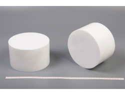 Фторопласт стержень Ф160 мм (~100 мм) пресс. ТУ 6-05-810-88