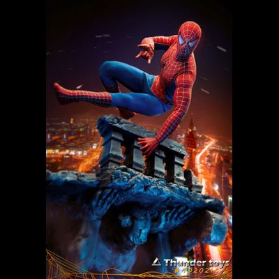 Человек-Паук (делюкс версия) - Коллекционная ФИГУРКА 1/6 Variant Spider Deluxe Edition (TD2021C) - Thunder Toys