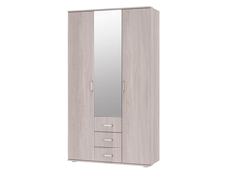 ШКАФ 3-Х СТВОРЧАТЫЙ БЕЛЛА(ясень белый), 1200*2120*470