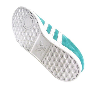 Adidas Hamburg Suede Turquoise White (37-41) Арт.011МF