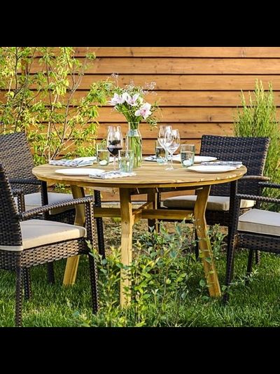 Обеденный комплект Modena 120 см на 4 персоны со стульями