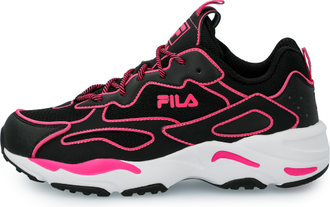 Кроссовки FILA RAY TRACER NEON Черно-розовые женские (36-41)